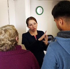 Educación sobre salud a paciente